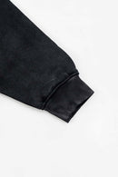 Distressed Heavyweight Vintage Hoodie - Black