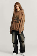 Washed Wasteland Graphic Hoodie - Coffee