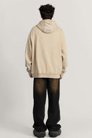 Washed Wasteland Graphic Hoodie - Khaki