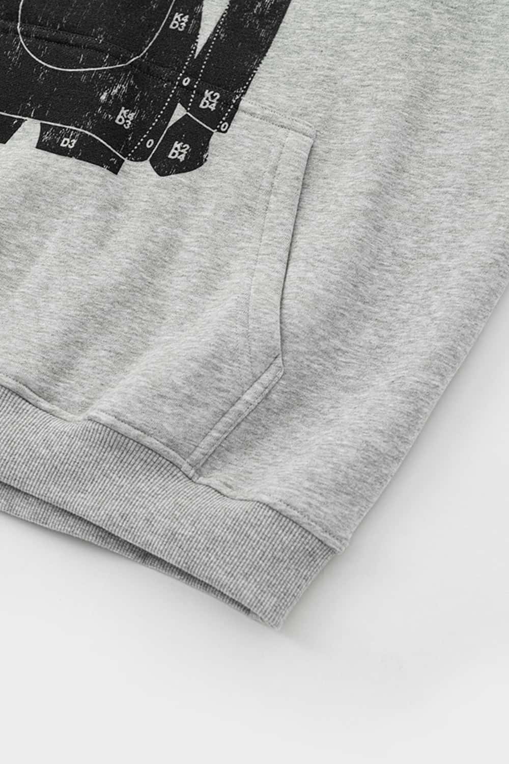 Graphic Fleece-Lined Pullover Hoodie