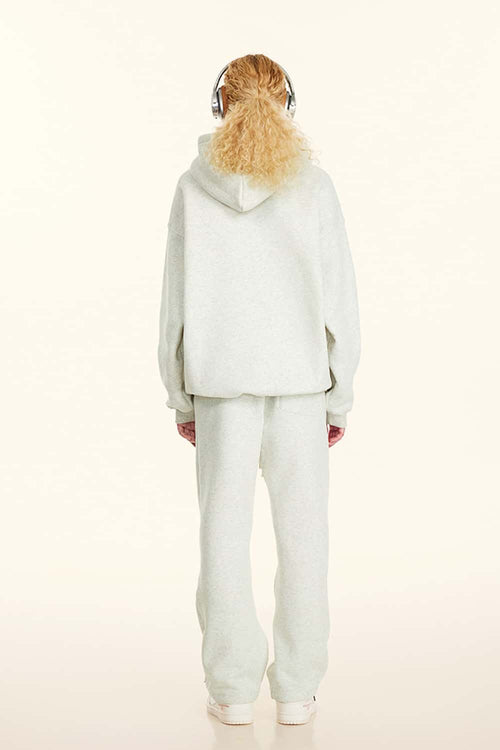 Vintage Graphic Pullover Hoodie - Oat Gray