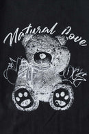 Men's Heavyweight Graphic Washed Long-Sleeve - Black