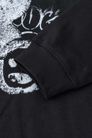 Men's Heavyweight Graphic Washed Long-Sleeve - Black