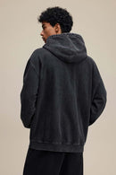 Heavyweight Wax-Dyed Vintage Hoodie - Fried Snowflakes