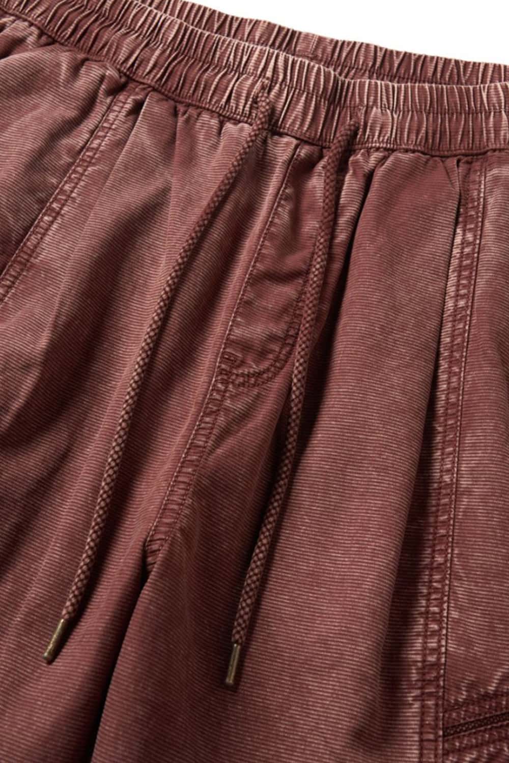 Washed Drawstring Utility Shorts _ 5-Inch Cargo Shorts