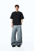 Deconstructed Heavyweight Patchwork Tee - Black