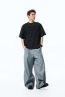 Deconstructed Heavyweight Patchwork Tee - Black