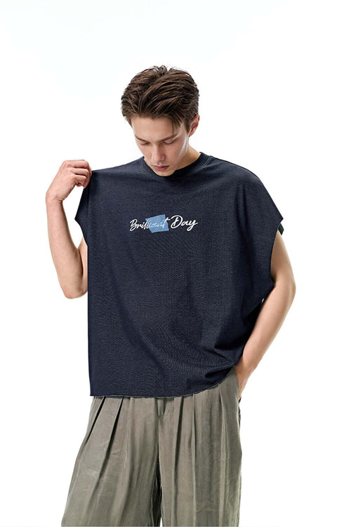 Cooling Quick-Dry Active Tank - Navy Blue