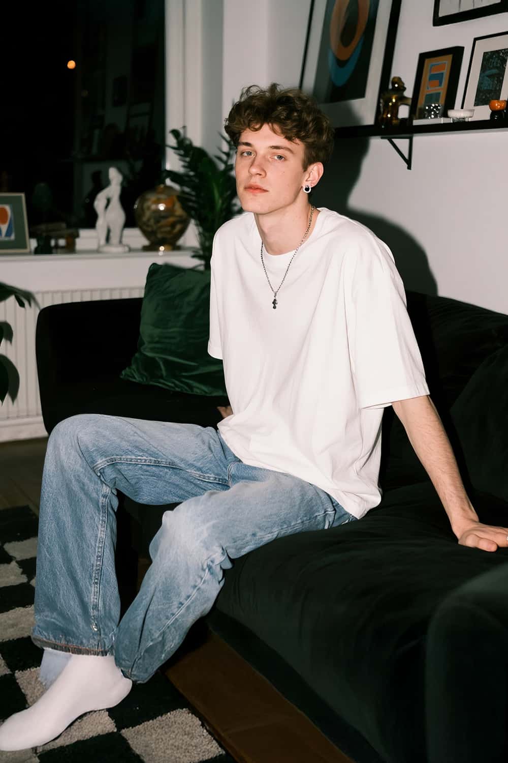 Oversized Solid Color Short Sleeve T-Shirt