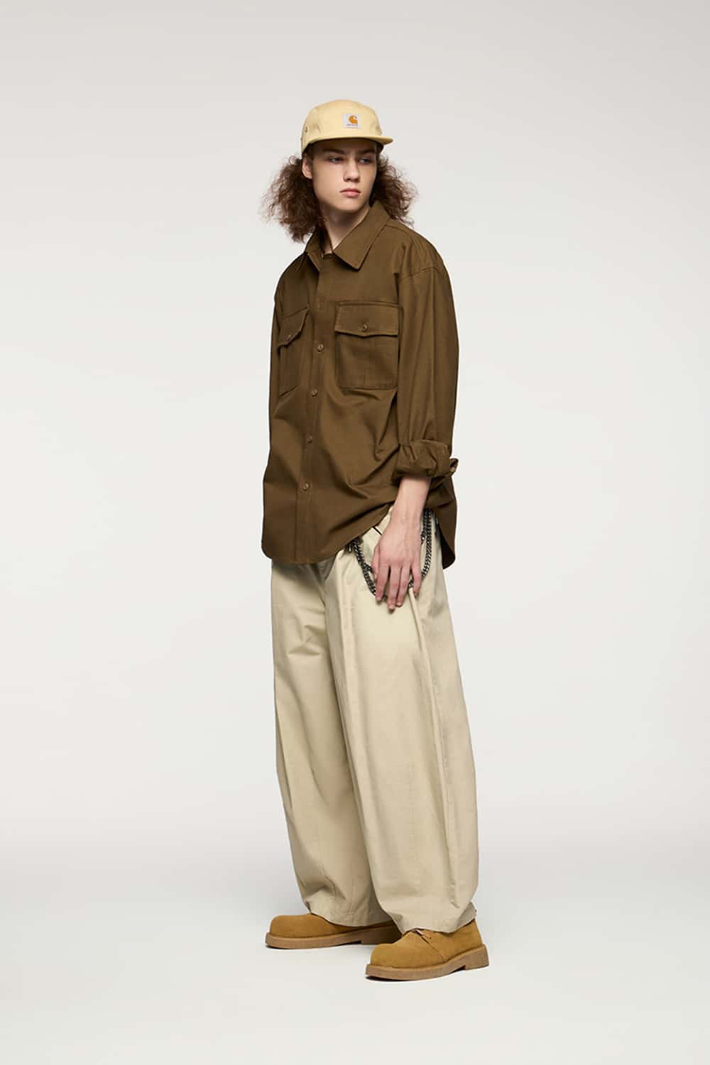 Thick Dense Cotton Workwear Shirt Jacket