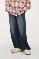 Active Gradient Wide-Leg Sweatpants - Denim Blue