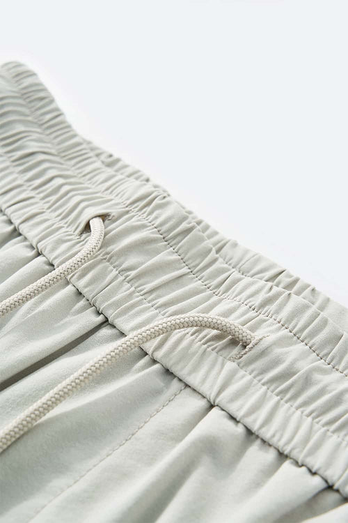 4-Way Stretch Cooling Quick-Dry Parachute Pants - Light Gray