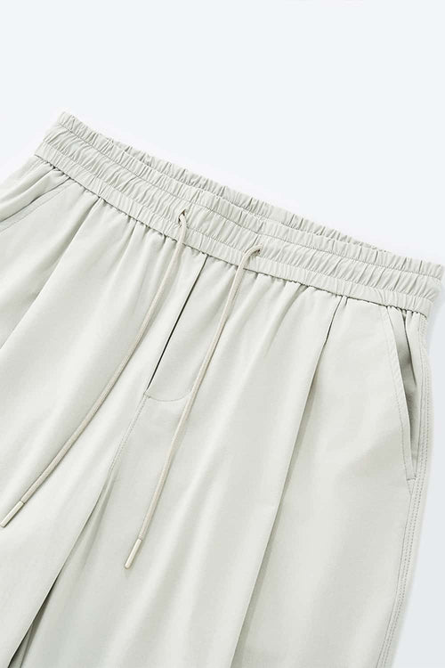4-Way Stretch Cooling Quick-Dry Parachute Pants - Light Gray