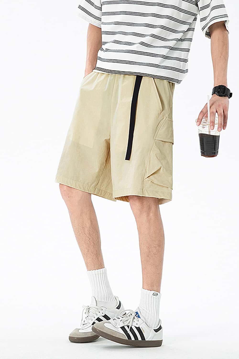 Outdoor Hiking Cargo Shorts _ Waterproof & Breathable Five-Pocket Shorts