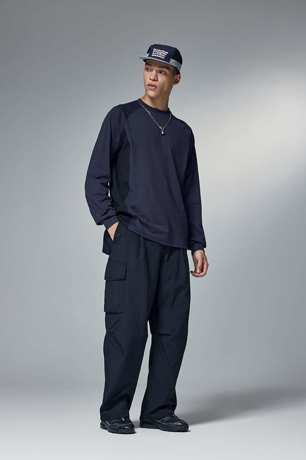 Colorblock Long Sleeve Outdoor Quick-Dry T-Shirt