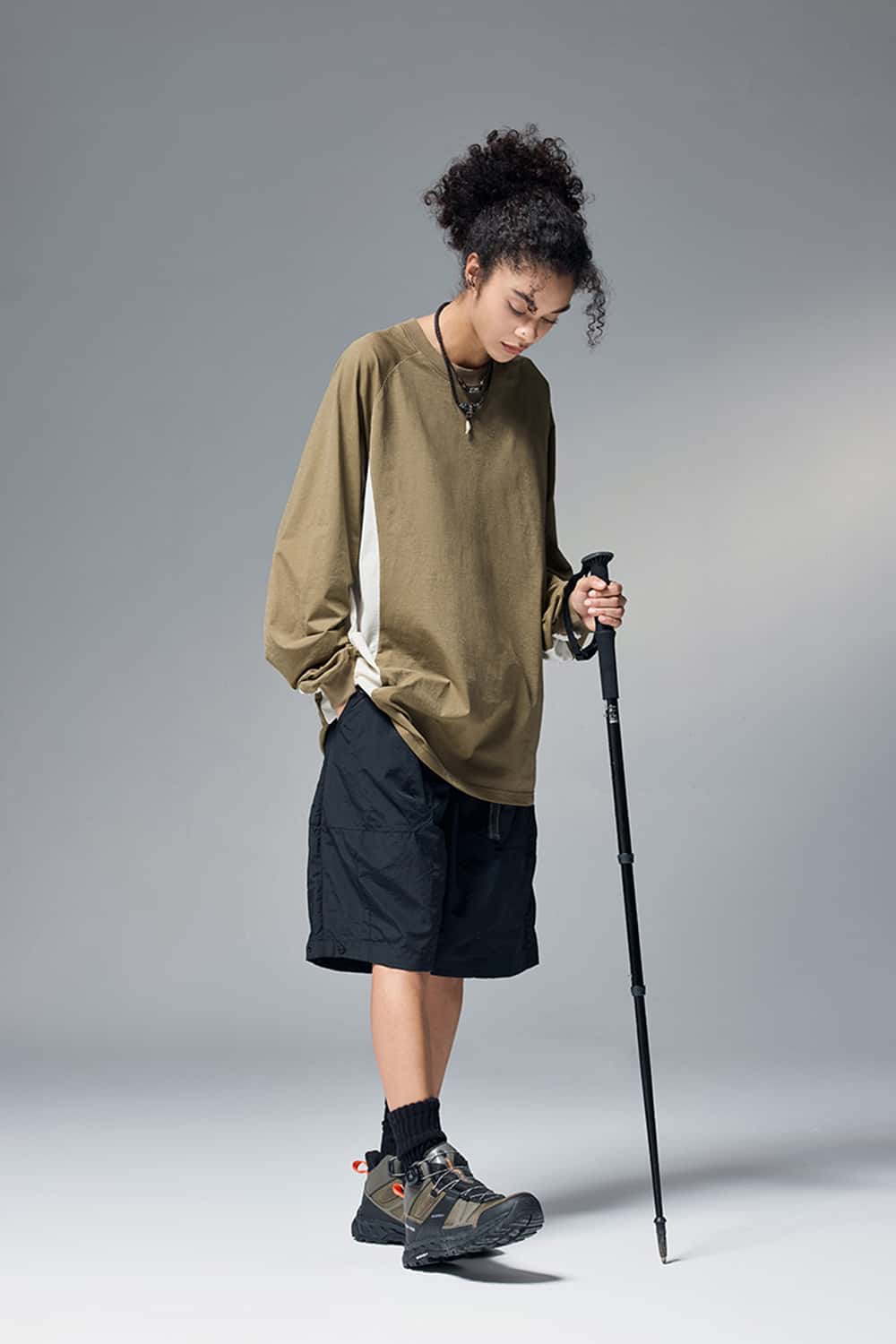 Colorblock Long Sleeve Outdoor Quick-Dry T-Shirt