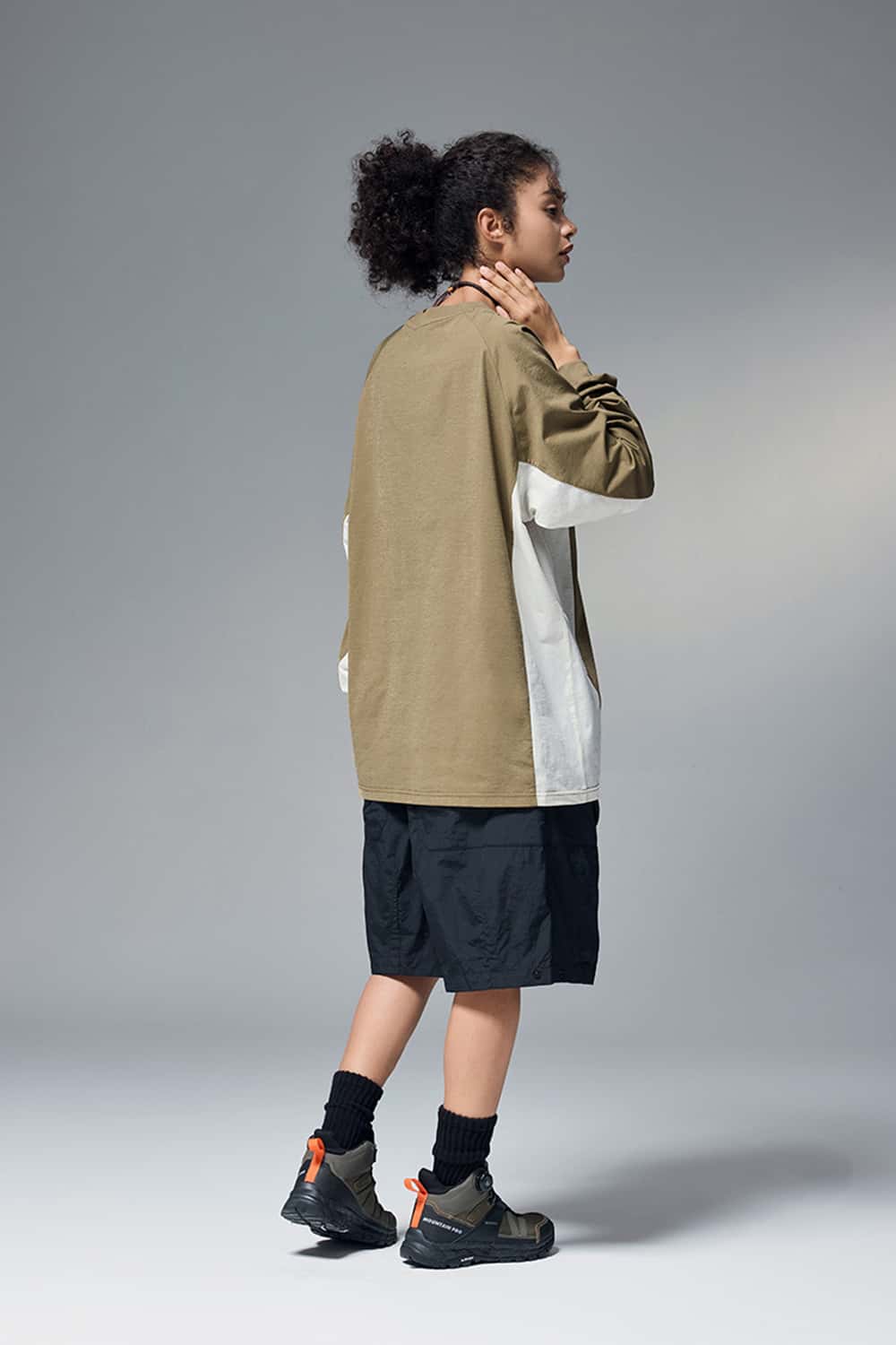 Colorblock Long Sleeve Outdoor Quick-Dry T-Shirt