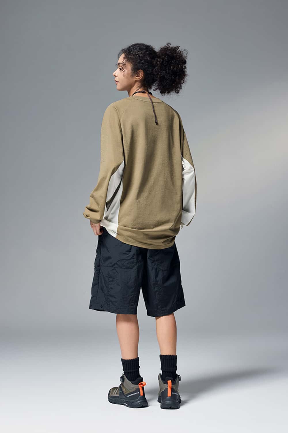 Colorblock Long Sleeve Outdoor Quick-Dry T-Shirt
