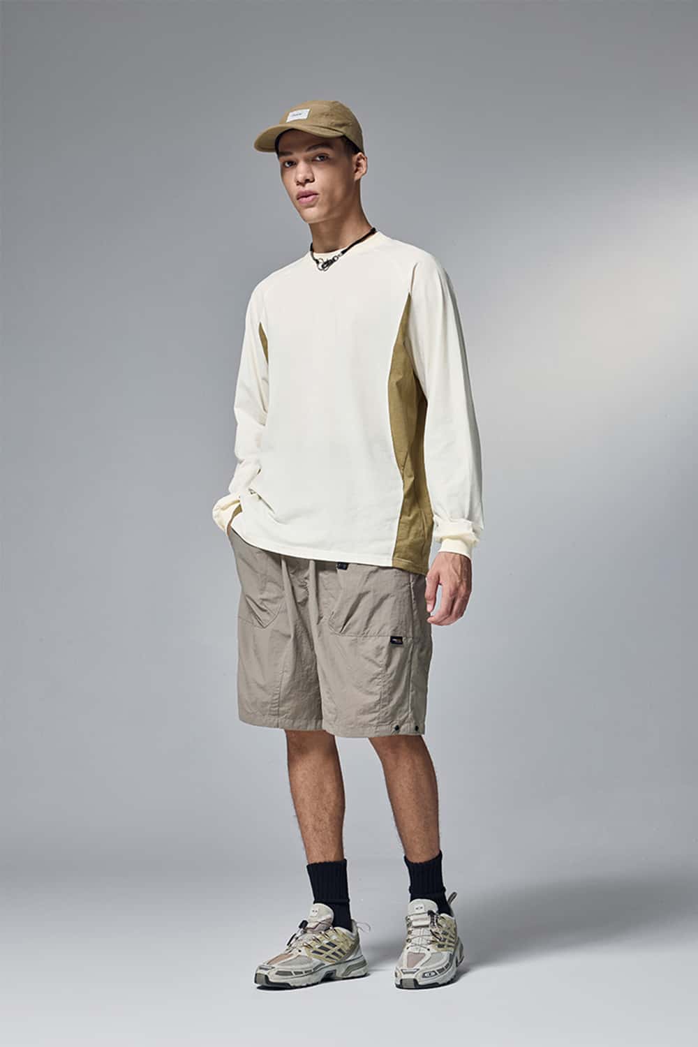 Colorblock Long Sleeve Outdoor Quick-Dry T-Shirt