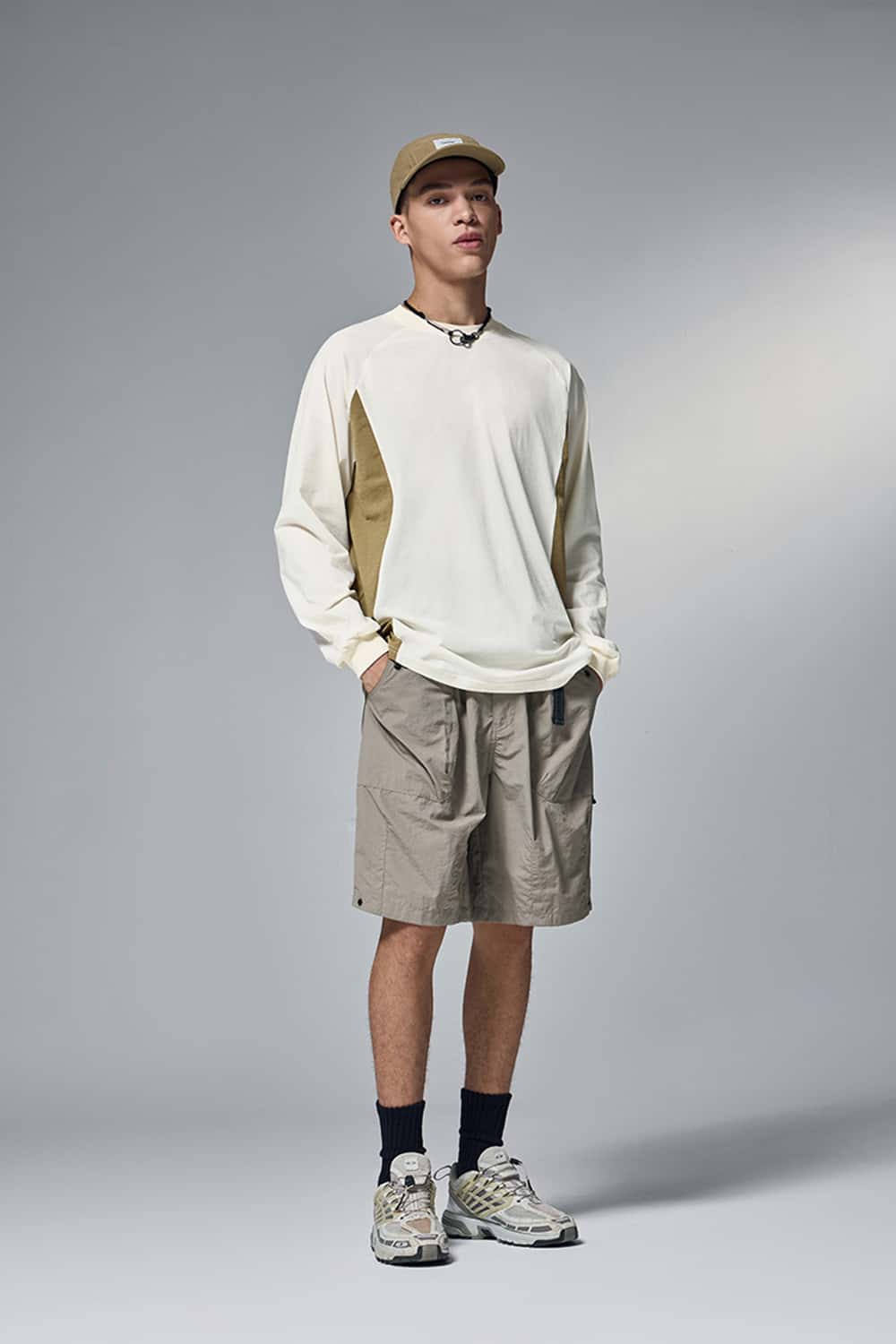 Colorblock Long Sleeve Outdoor Quick-Dry T-Shirt