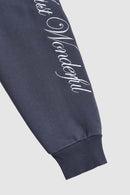 Poker Rose Embroidered Hoodie - Purple