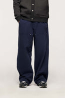 Garment-Dyed Workwear Cargo Pants - Royal Blue