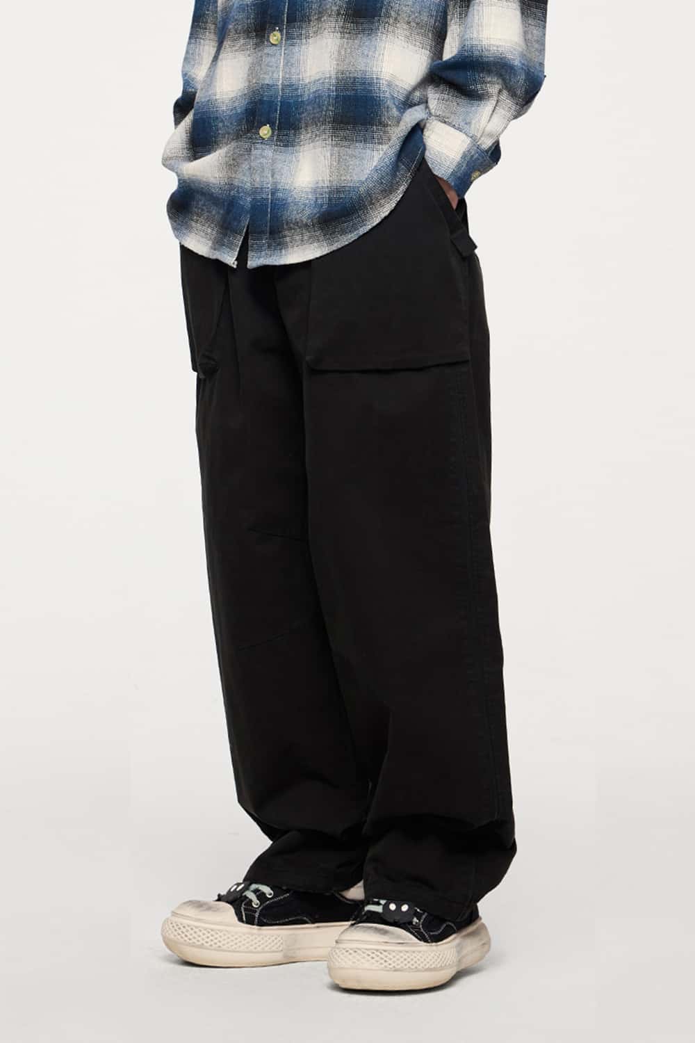 Heavyweight Cargo Pants with 3D Utility Pockets