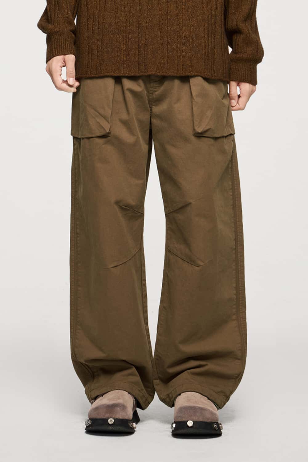 Heavyweight Cargo Pants with 3D Utility Pockets