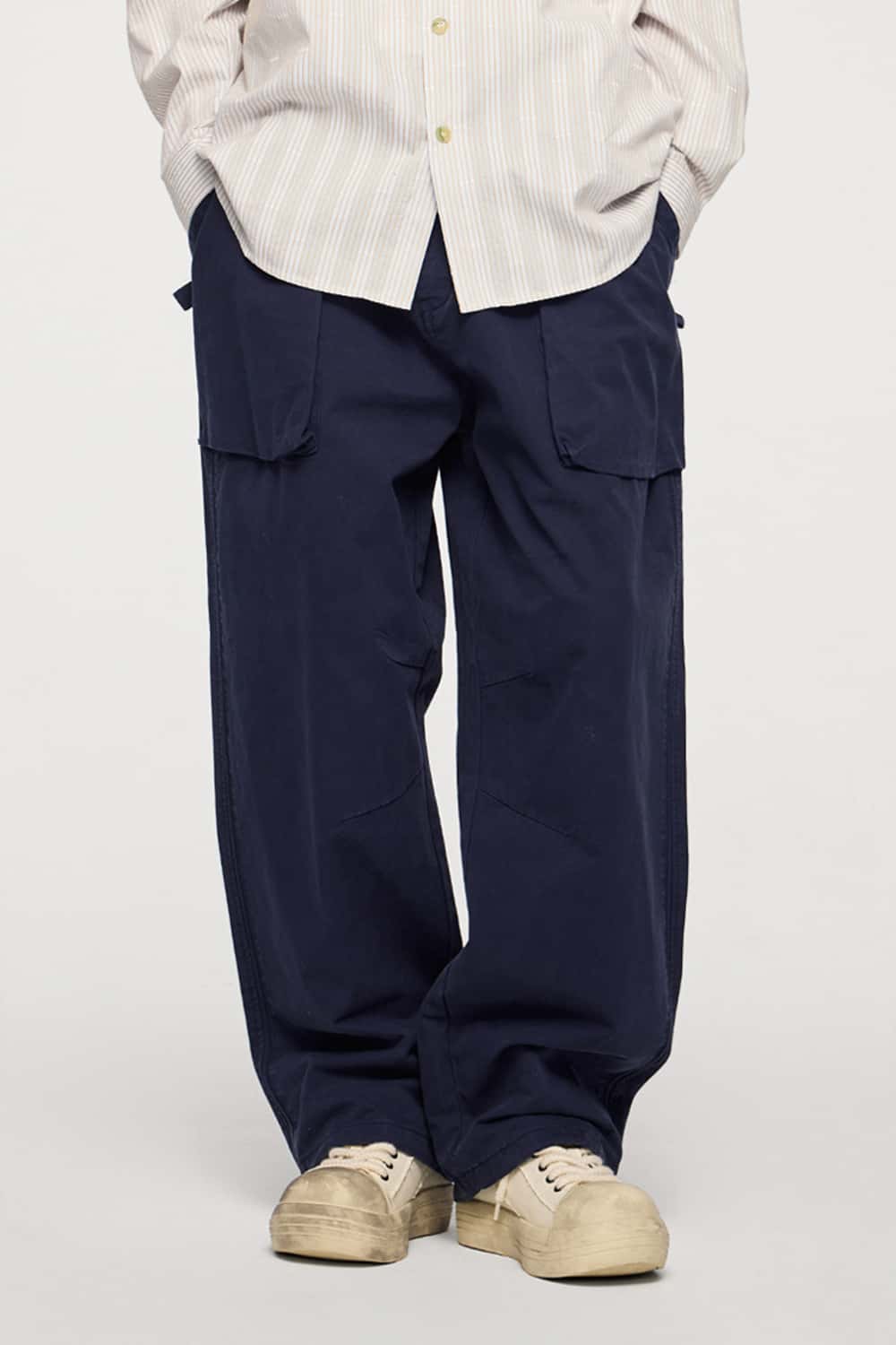 Heavyweight Cargo Pants with 3D Utility Pockets