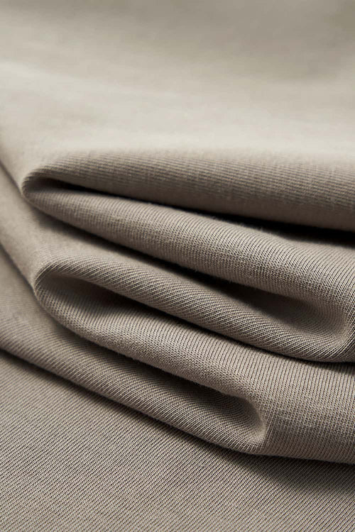 Structured Stretch Long-Sleeve Tee - Heather Gray