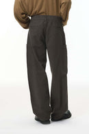 Deconstructed Multi-Pocket Cargo Pants - Dark Gray