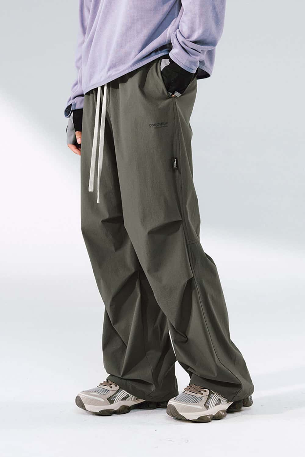 Lycra Cordura Quick-Dry Cargo Pants _ Lightweight Outdoor Stretch Utility Trousers