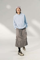 Performance Half-Zip Active Sweatshirt - Baby Blue