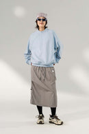 Performance Half-Zip Active Sweatshirt - Baby Blue