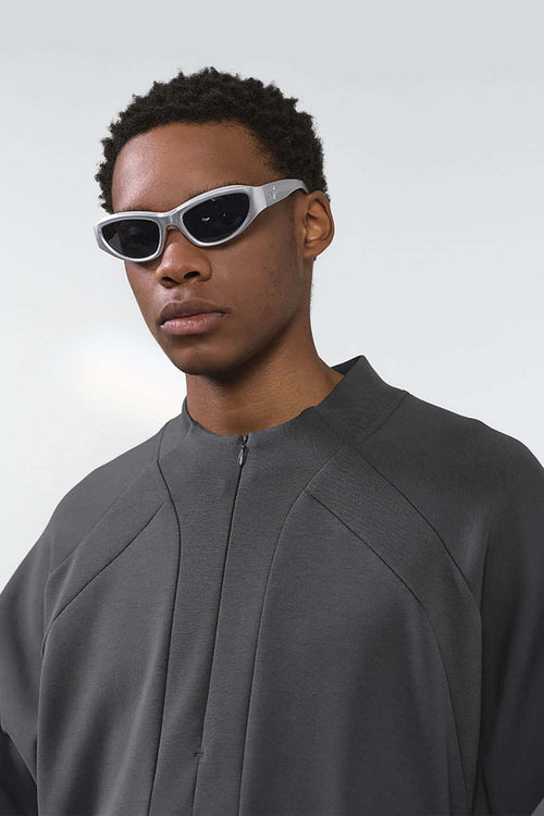 Performance Half-Zip Active Sweatshirt - Gray