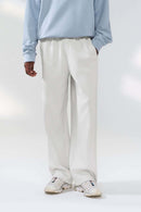 Performance Straight-Leg Casual Pants - Light Gray
