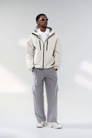 Durable Water-Repellent Storm Jacket - Off White