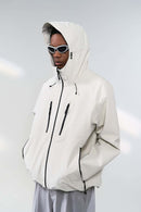 Durable Water-Repellent Storm Jacket - Off White
