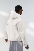 Durable Water-Repellent Storm Jacket - Off White