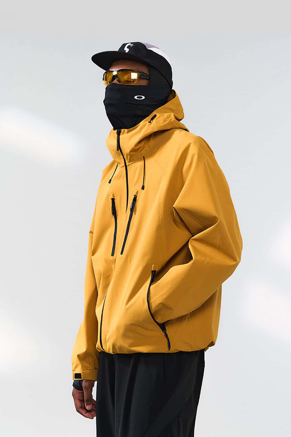 Outdoor Water-Repellent Utility Jacket _ Multi-Pocket Hooded Shell for All-Weather Protection