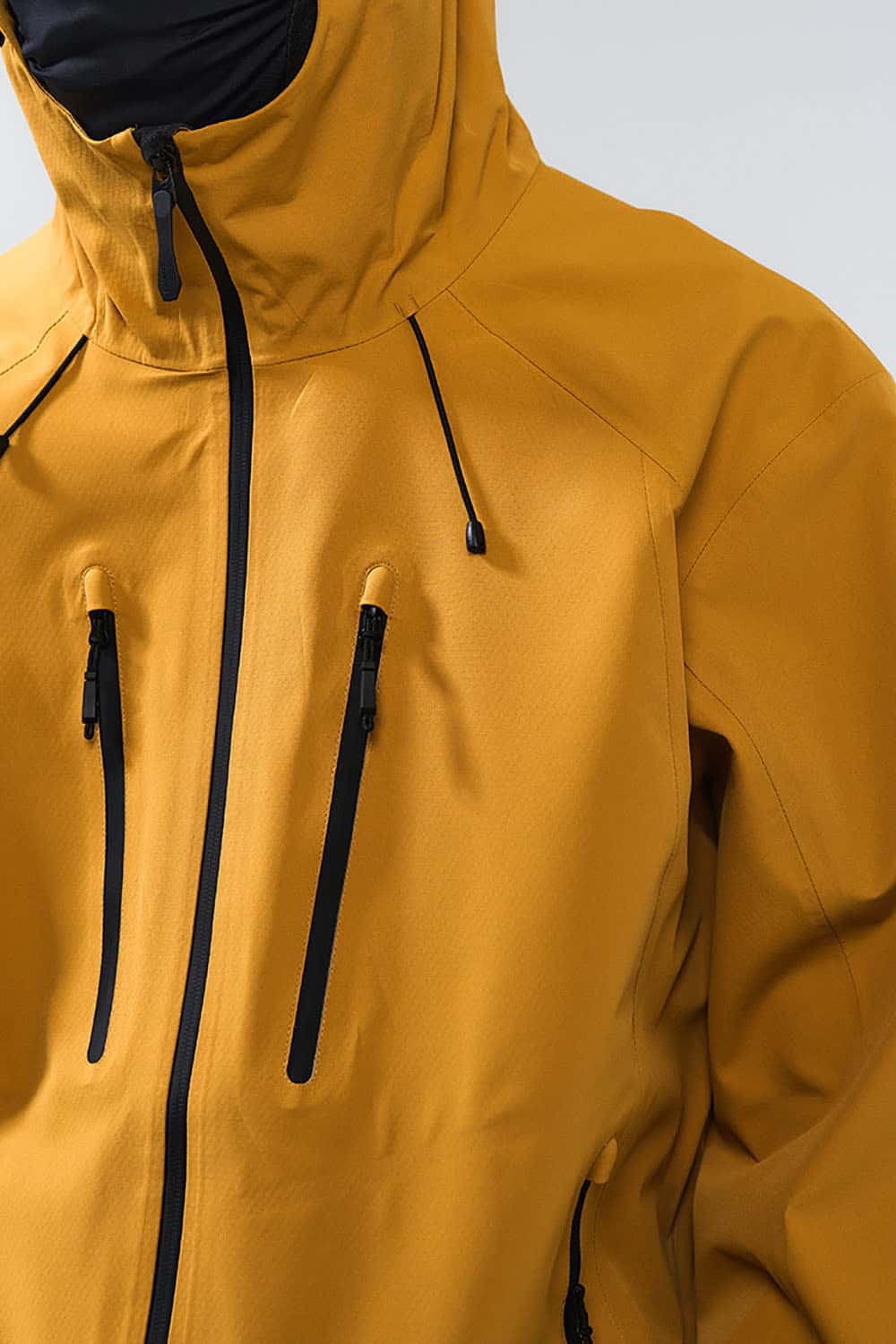 Outdoor Water-Repellent Utility Jacket _ Multi-Pocket Hooded Shell for All-Weather Protection