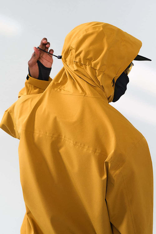 Durable Water-Repellent Storm Jacket - Yellow
