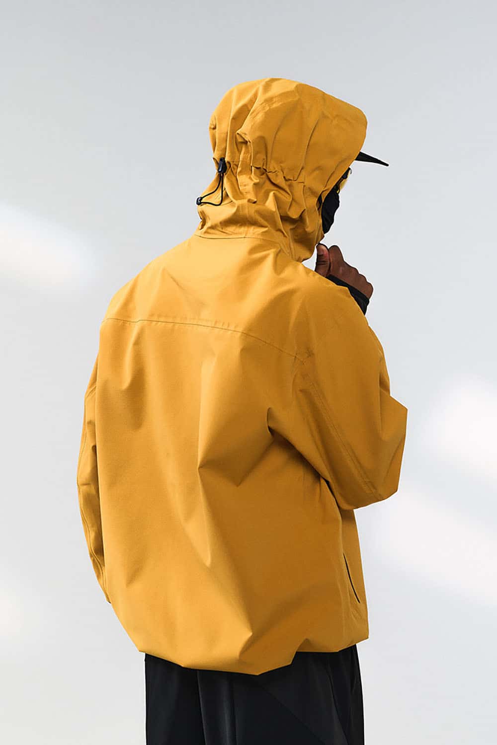 Outdoor Water-Repellent Utility Jacket _ Multi-Pocket Hooded Shell for All-Weather Protection