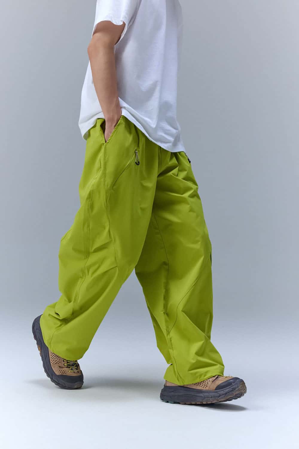 Water-Repellent 4-Way Stretch Cargo Pants _ Outdoor Sport Utility Trousers