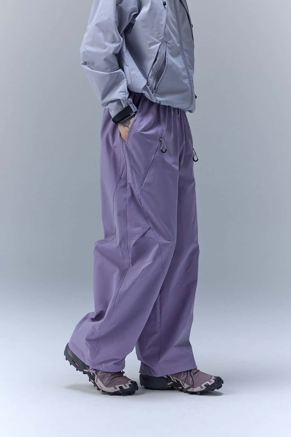 Water-Repellent 4-Way Stretch Cargo Pants _ Outdoor Sport Utility Trousers