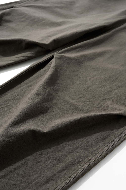Adjustable Pleated Cargo Pants - Dark Gray