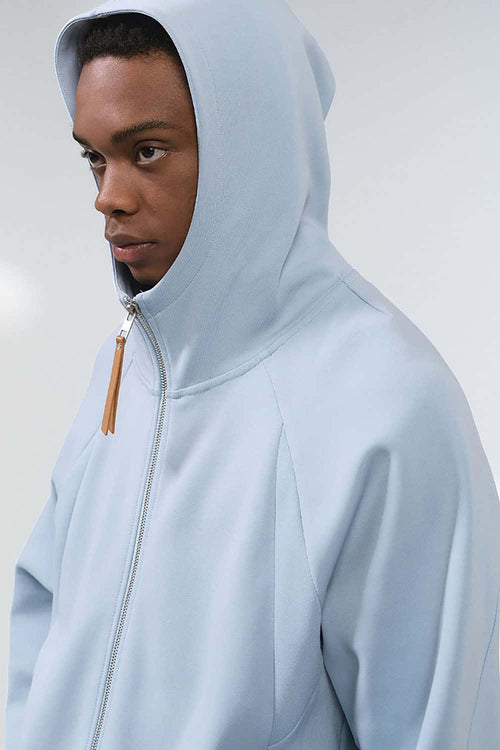 Performance Zip-Up Active Hoodie - Baby Blue