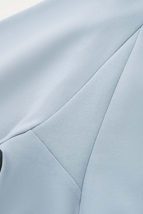Performance Zip-Up Active Hoodie - Baby Blue