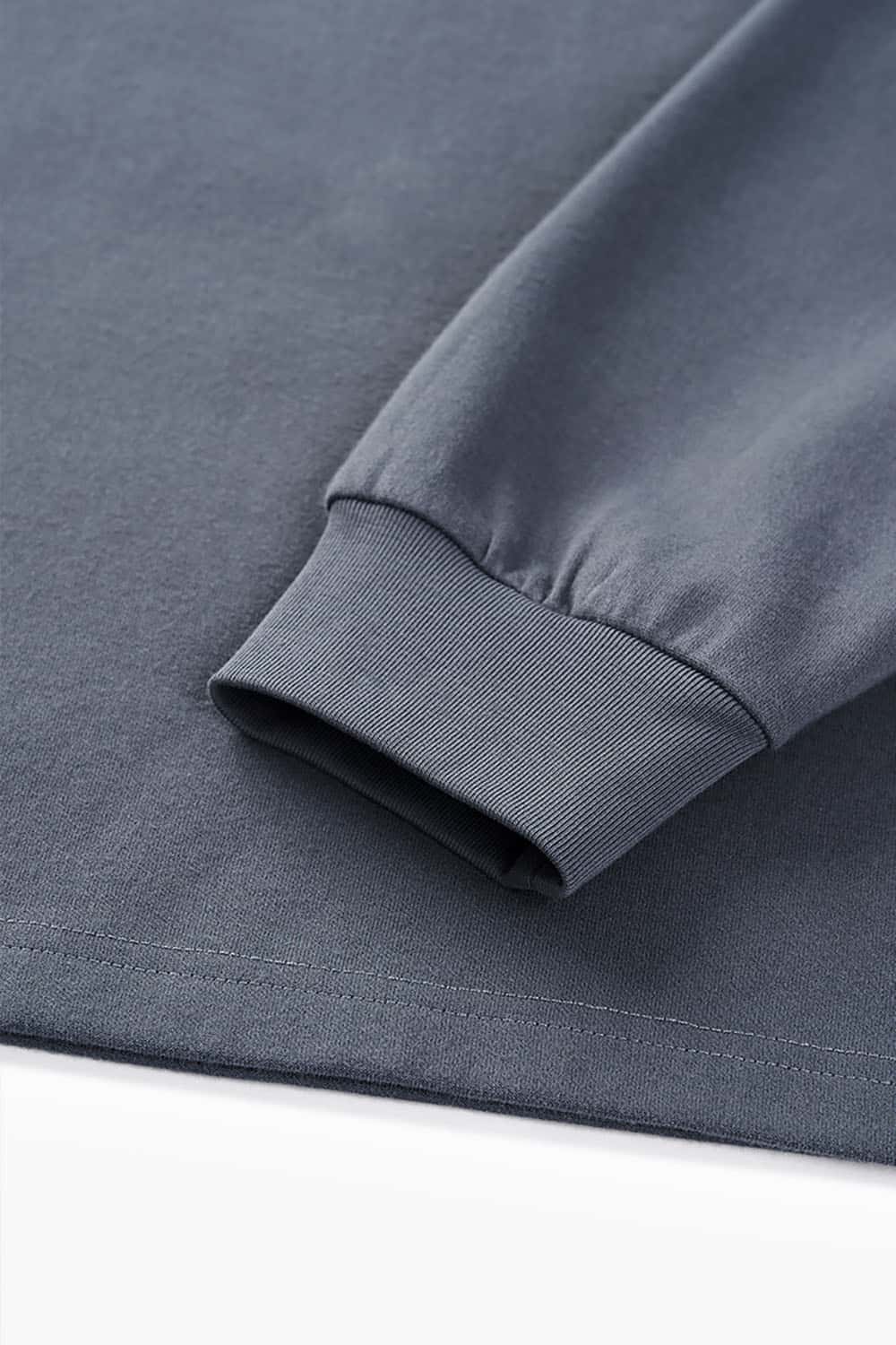 Skin-Feel Double-Faced Mock Neck Sweatshirt _ Antibacterial Outdoor Commuter Base Layer