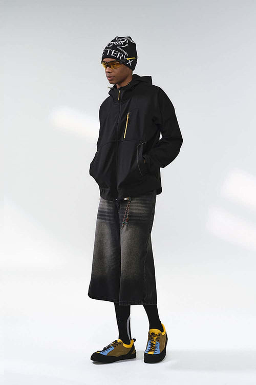 Fully Taped Windproof Softshell Jacket - Black